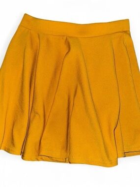 Girls Mustard Yellow Swing Skirt